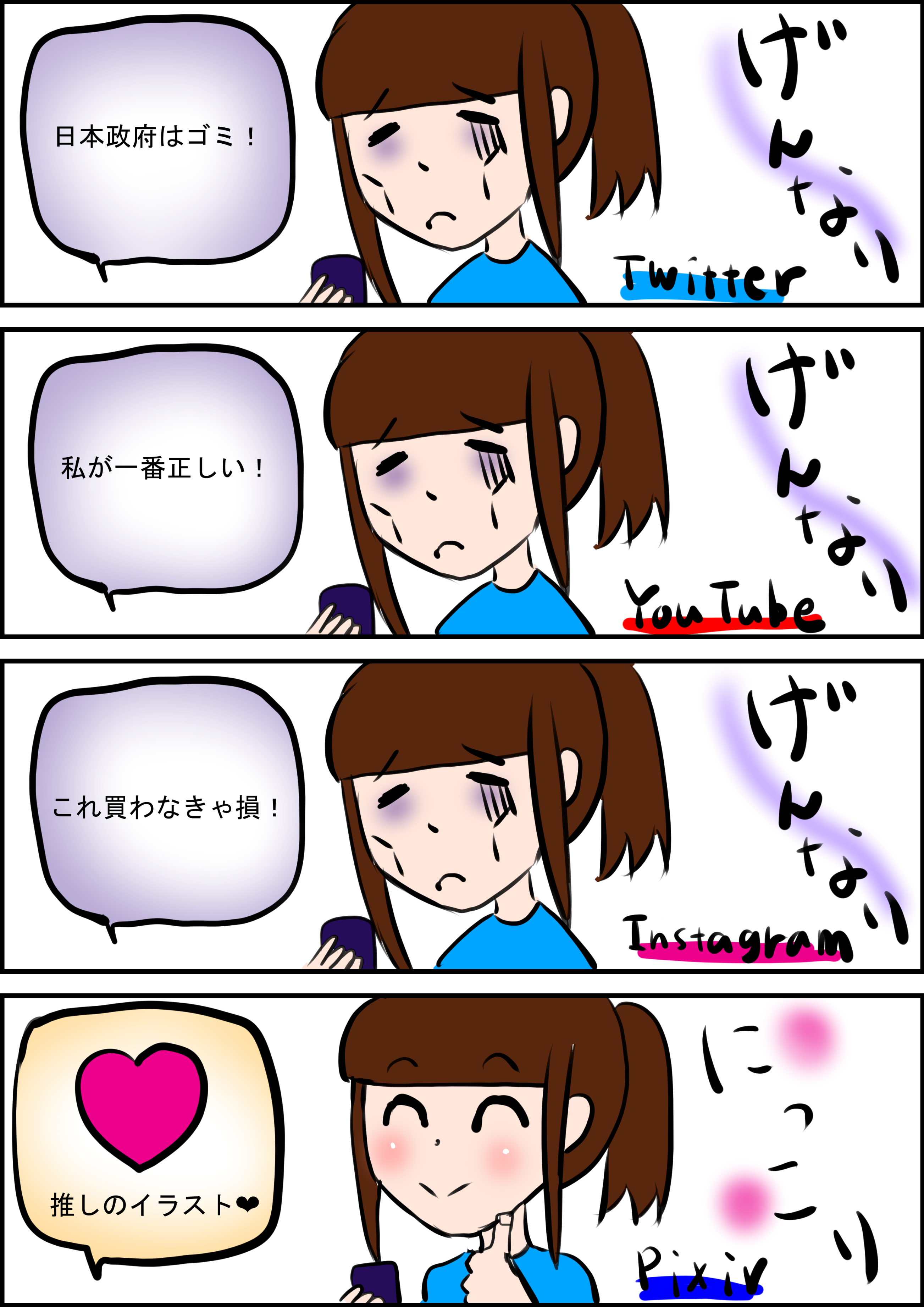 ４コマ漫画
